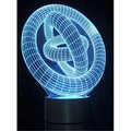 Vortex t Optical Illusion 3D Ring-in-Ring Lighting VO38929